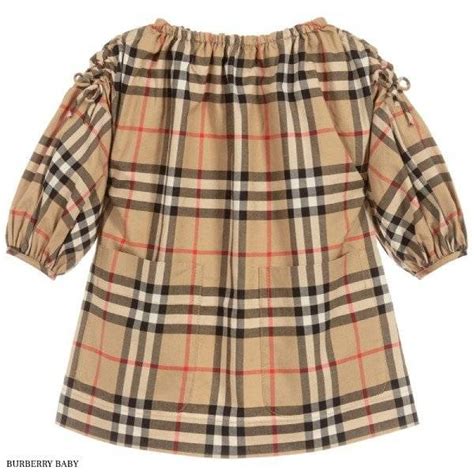 burberry dress baby girl long sleeve|burberry baby outlet online.